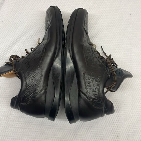 Mauri Brown Croco Leather Sneakers with Silver Crocodile 8900/2 459 - Picture 4 of 12